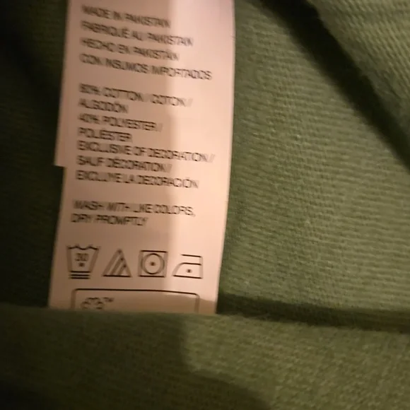 Izod Saltwater Green Long Sleeve Henley - Picture 4 of 7